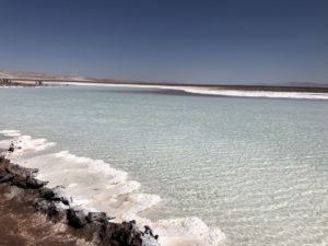 ピースボートで世界一周　アタカマ砂漠から行ける塩湖