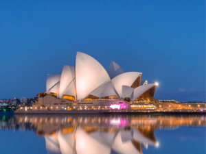 オーストラリア　シドニーのオペラハウス
