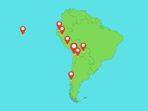 南米旅行のモデルルート（1カ月〜3カ月）